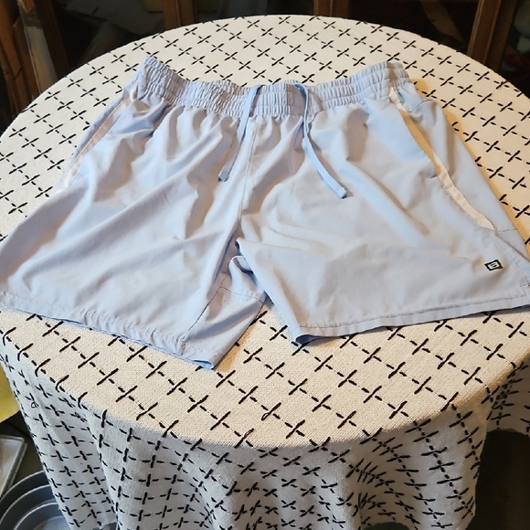 Layer 8 Light Blue Athletic Shorts - Picture 1 of 12